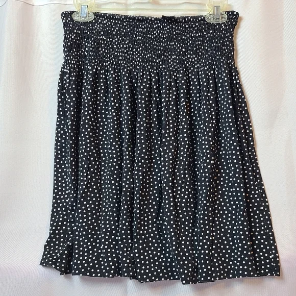 Cynthia Rowley Polka Dot Pattern Pleated Midi Skirt - Picture 1 of 3